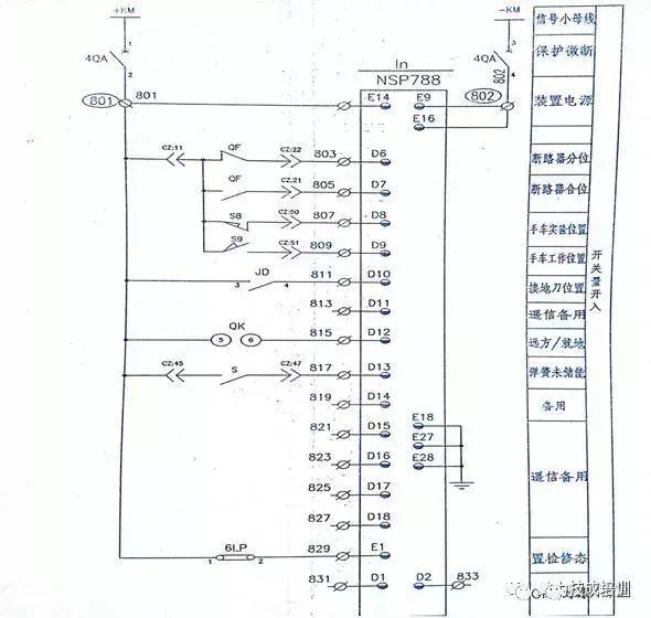 高壓開關(guān)柜二次圖閱讀說明，電氣人員必須閱讀該圖~