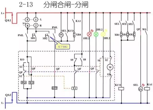 圖10KV開(kāi)關(guān)柜控制保護(hù)動(dòng)作原理