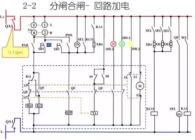 圖10KV開(kāi)關(guān)柜控制保護(hù)動(dòng)作原理