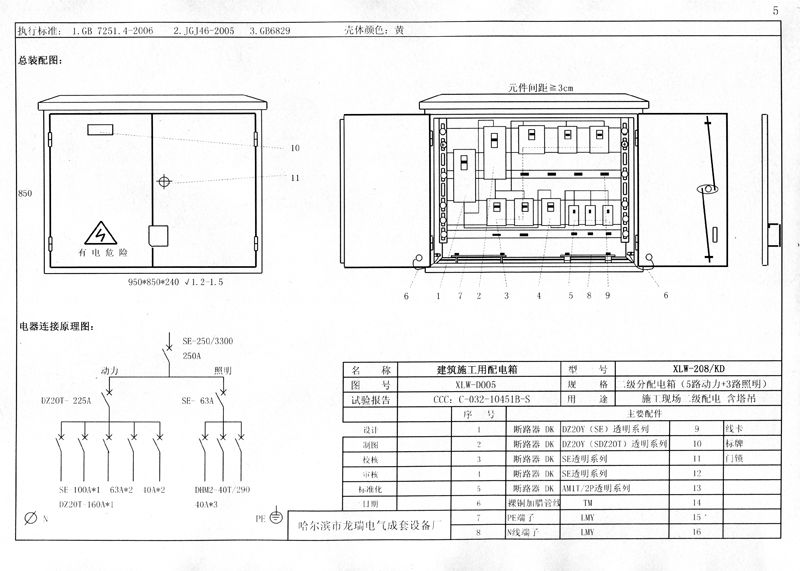 施工現場臨時用電配電箱(機柜)標準化配置圖集！