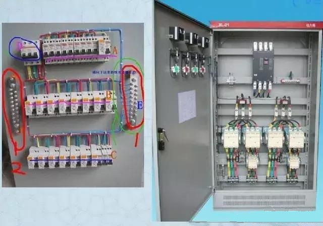 詳細說明了電氣設計中配電箱配電柜的接線圖。