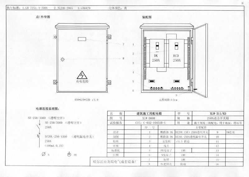 最完整的施工現場臨時用電配電箱(機柜)標準化配置圖集！